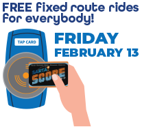 Free fixed route rides for everybody